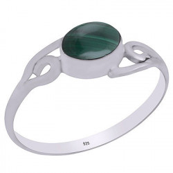 Malachite Oval Ring