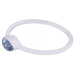 Stirling Silver Ring  With Topaz
